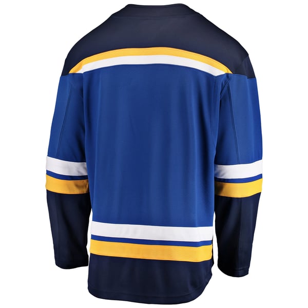 Men's St. Louis Blues Fanatics Blue Breakaway Home Jersey - Image 4