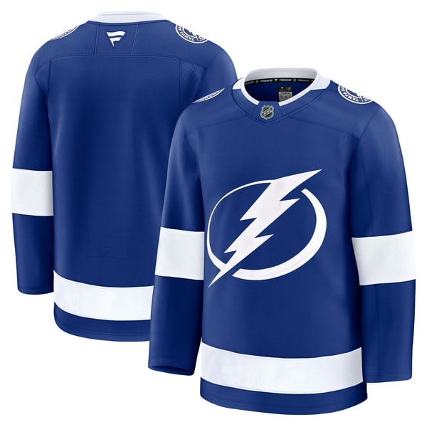 Men's Tampa Bay Lightning  Fanatics Blue Home Premium Jersey - Image 2