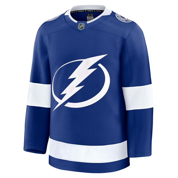 Men's Tampa Bay Lightning  Fanatics Blue Home Premium Jersey - Image 3