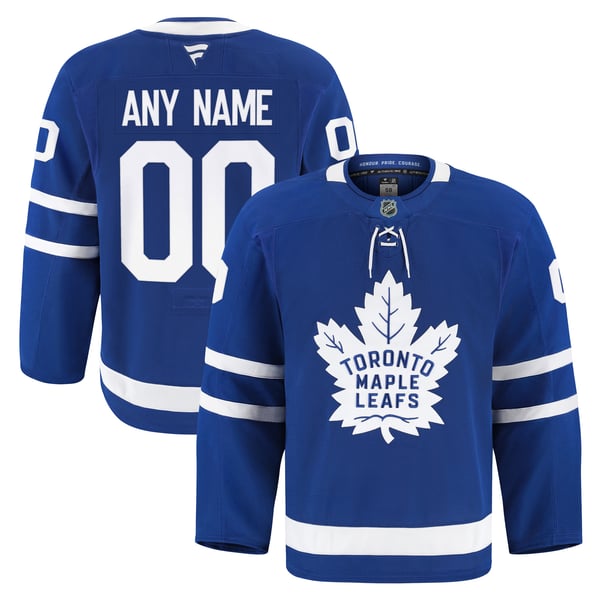 Men's Toronto Maple Leafs Fanatics Blue Home Authentic Pro Custom Jersey - Image 1