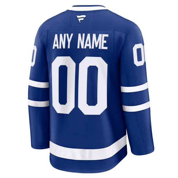 Men's Toronto Maple Leafs Fanatics Blue Home Premium Custom Jersey - Image 4