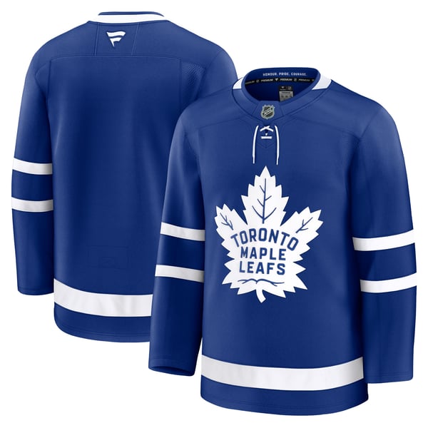 Men's Toronto Maple Leafs  Fanatics Blue Home Premium Jersey - Image 2