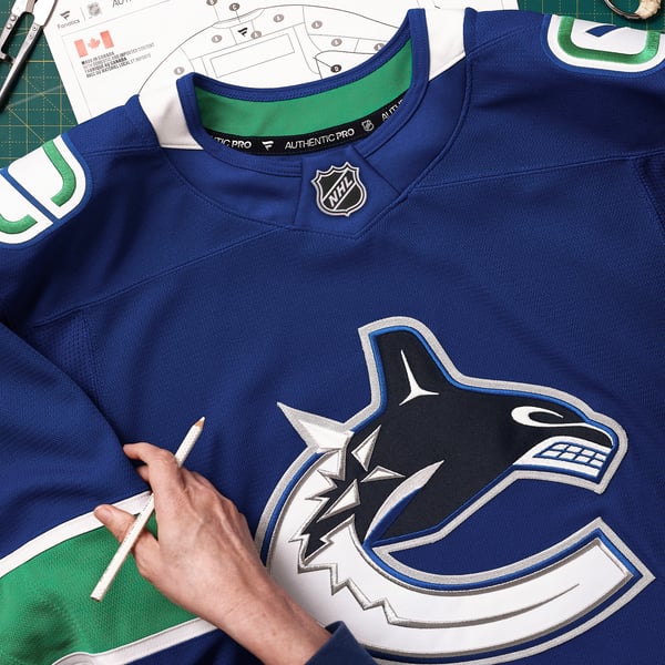 Men's Vancouver Canucks Fanatics Blue Home Authentic Pro Custom Jersey - Image 7