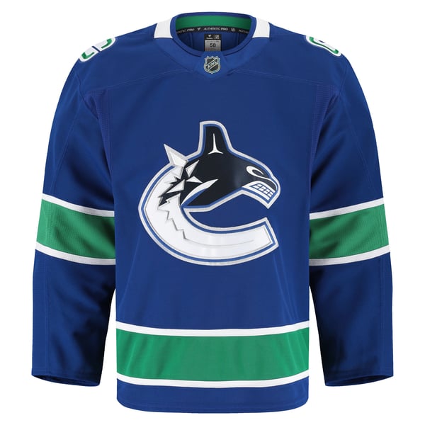Men's Vancouver Canucks  Fanatics Blue Home Authentic Pro Jersey - Image 3