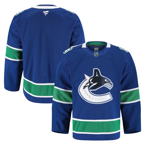 Men's Vancouver Canucks  Fanatics Blue Home Authentic Pro Jersey - Image 1