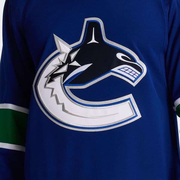 Men's Vancouver Canucks  Fanatics Blue Home Premium Jersey - Image 11