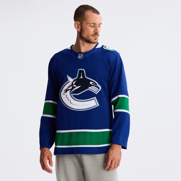 Men's Vancouver Canucks  Fanatics Blue Home Premium Jersey - Image 5