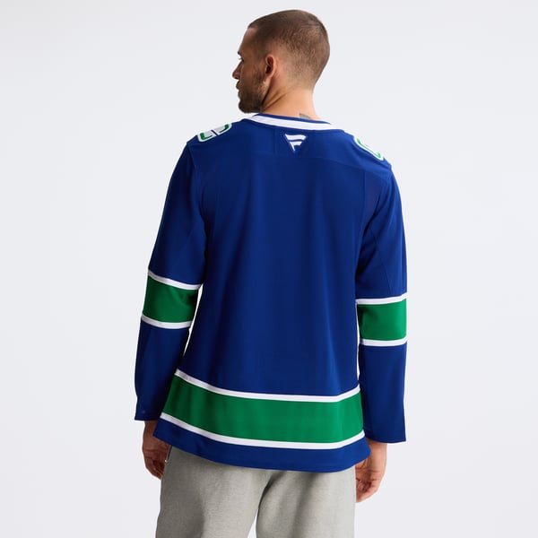 Men's Vancouver Canucks  Fanatics Blue Home Premium Jersey - Image 6
