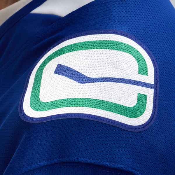 Men's Vancouver Canucks Fanatics Blue Home Team Breakaway Jersey - Image 11