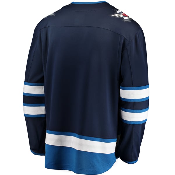 Men's Winnipeg Jets Fanatics Blue Breakaway Home Jersey - Image 4