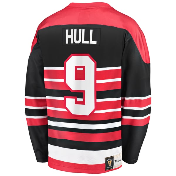 Men's Chicago Blackhawks Bobby Hull Fanatics Red Premier Breakaway Retired Player Jersey - Image 4