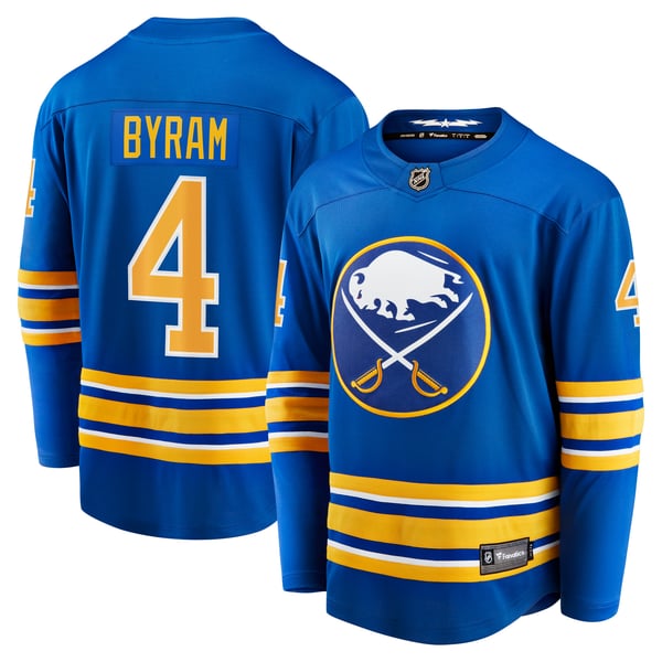 Men's Buffalo Sabres Bowen Byram Fanatics Royal Home Breakaway Jersey - Image 1