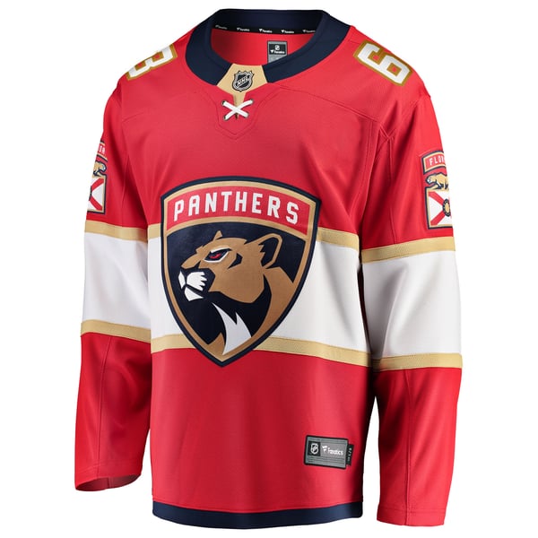 Men's Florida Panthers Brad Marchand Fanatics Red Home Breakaway Jersey - Image 3