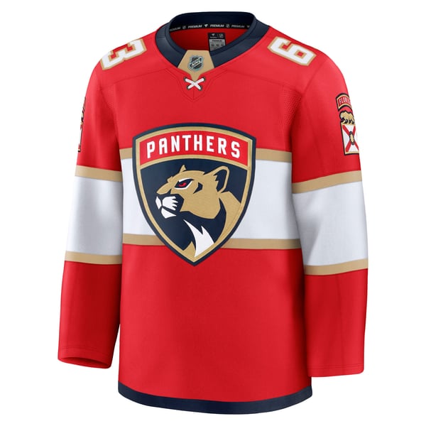Men's Florida Panthers Brad Marchand Fanatics Red Home Premium Jersey - Image 3