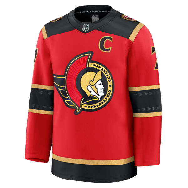Men's Ottawa Senators Brady Tkachuk Fanatics Red Alternate Premium Jersey - Image 3