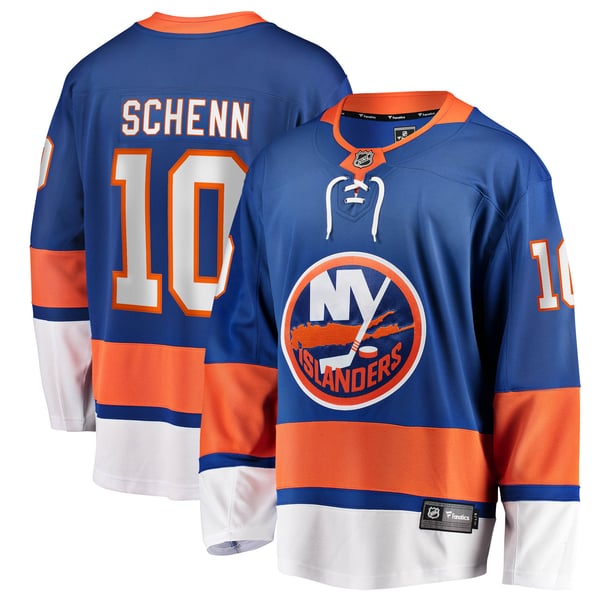 Men's New York Islanders Brayden Schenn Fanatics Blue Home Breakaway Jersey - Image 1