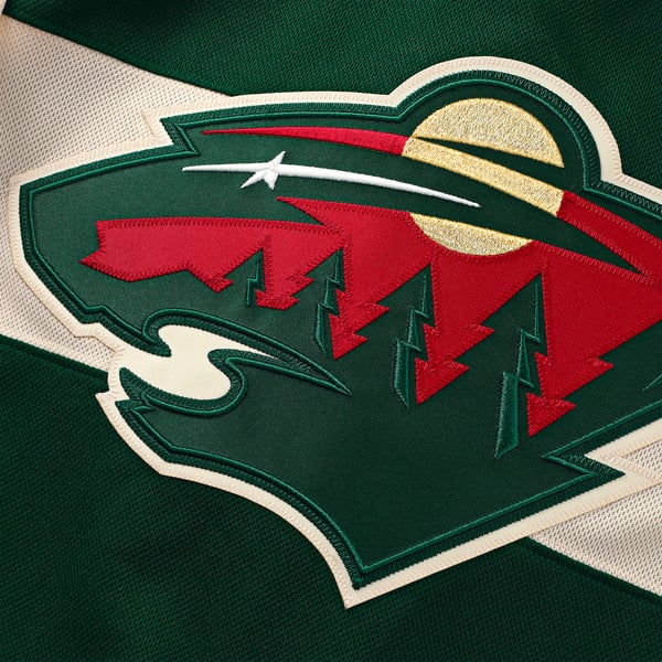 Men's Minnesota Wild Brock Faber Fanatics Green Anniversary Premium Jersey - Image 5