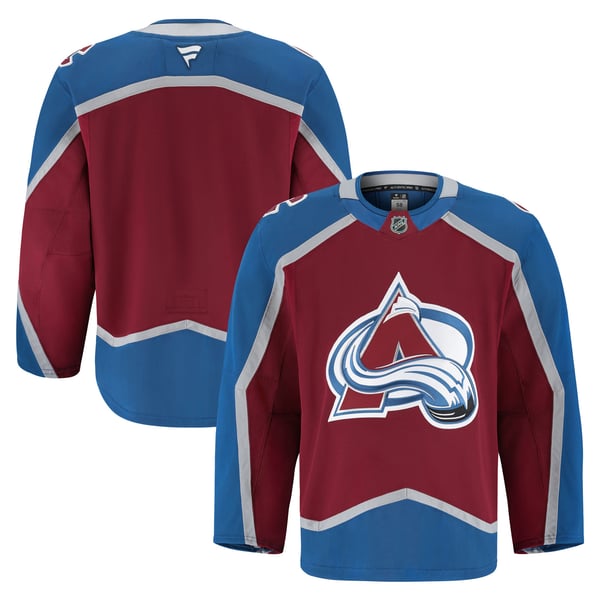 Men's Colorado Avalanche Fanatics Burgundy Home Authentic Pro Jersey - Image 2