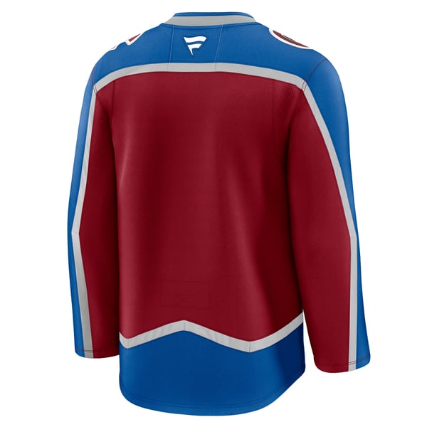 Men's Colorado Avalanche Fanatics Burgundy Home Premium Jersey - Image 4