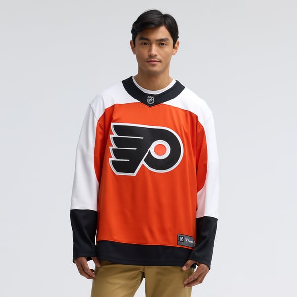Men's Philadelphia Flyers Fanatics Burnt Orange Home Breakaway Jersey - Image 5