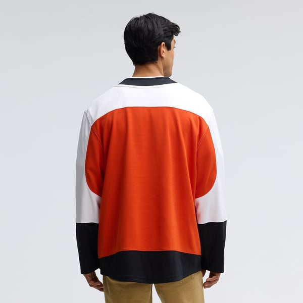 Men's Philadelphia Flyers Fanatics Burnt Orange Home Breakaway Jersey - Image 6