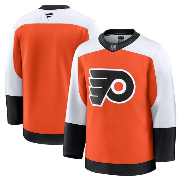 Men's Philadelphia Flyers Fanatics Burnt Orange Home Premium Jersey - Image 2