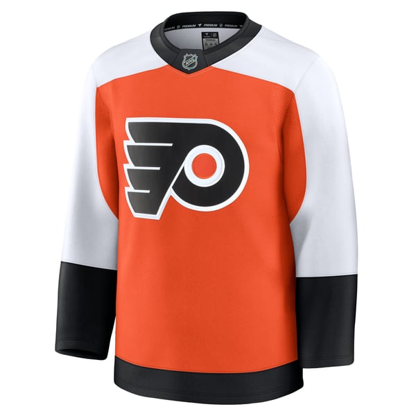 Men's Philadelphia Flyers Fanatics Burnt Orange Home Premium Jersey - Image 3
