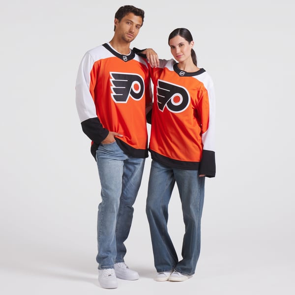 Men's Philadelphia Flyers Fanatics Burnt Orange Home Premium Jersey - Image 8