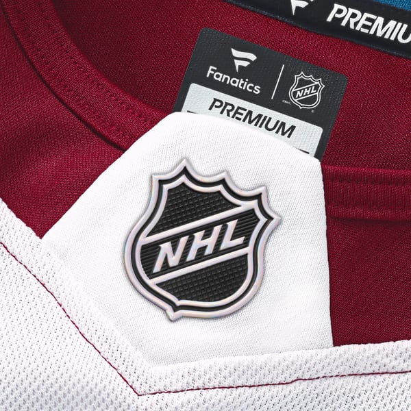 Men's Colorado Avalanche Cale Makar Fanatics White Away Premium Jersey - Image 6