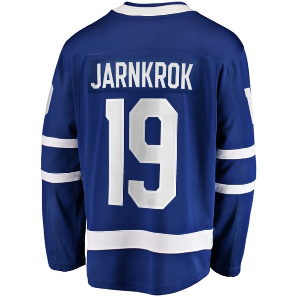 Men's Toronto Maple Leafs Calle Jarnkrok Fanatics Blue Home Breakaway Player Jersey - Image 4
