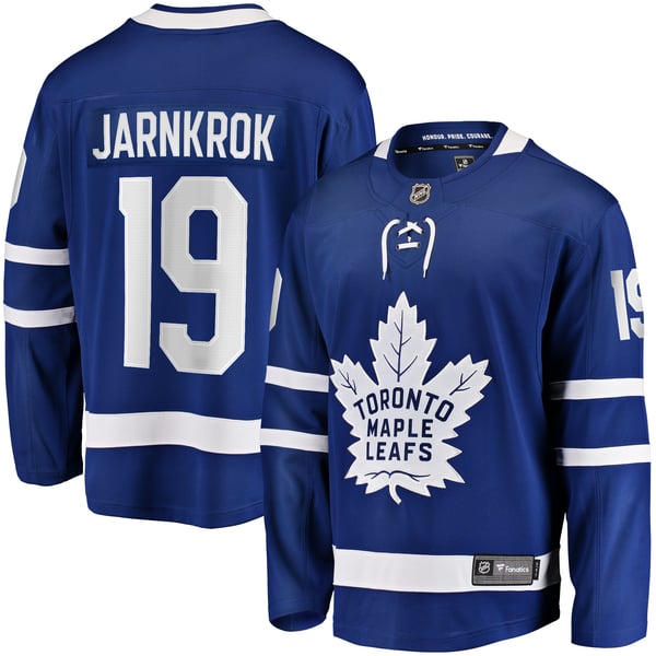 Men's Toronto Maple Leafs Calle Jarnkrok Fanatics Blue Home Breakaway Player Jersey - Image 1