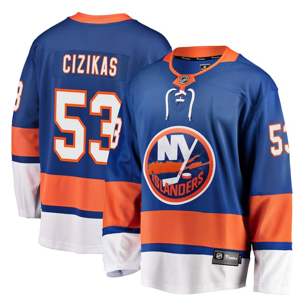 Men's New York Islanders Casey Cizikas Fanatics Royal Breakaway Player Jersey - Image 2