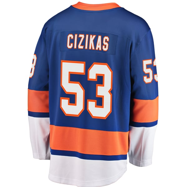 Men's New York Islanders Casey Cizikas Fanatics Royal Breakaway Player Jersey - Image 4