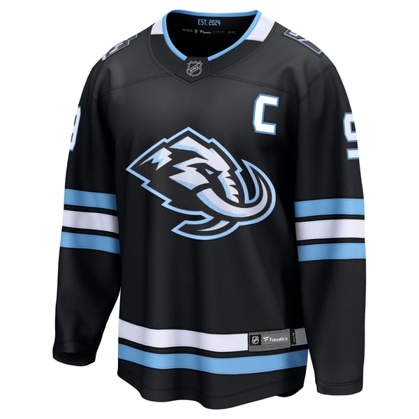 Men's Utah Mammoth Clayton Keller Fanatics Black Home Breakaway Player Jersey - Image 3