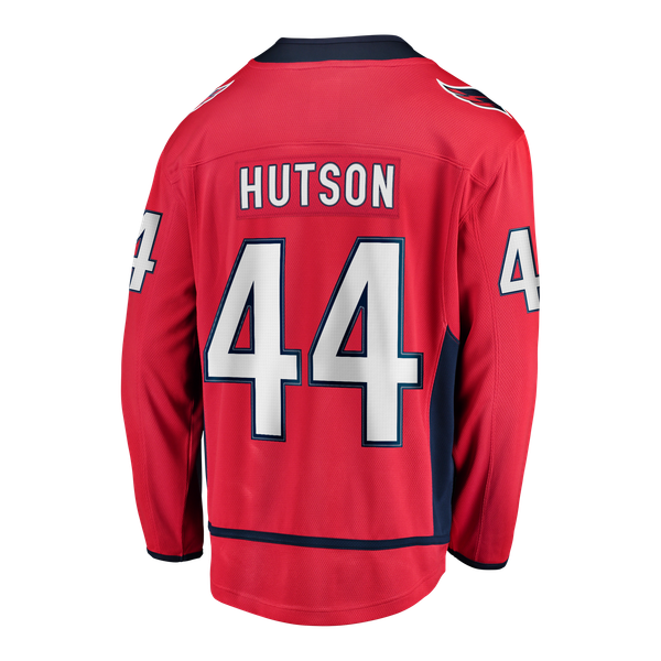 Men's Washington Capitals Cole Hutson Fanatics Red Home Breakaway Jersey - Image 4