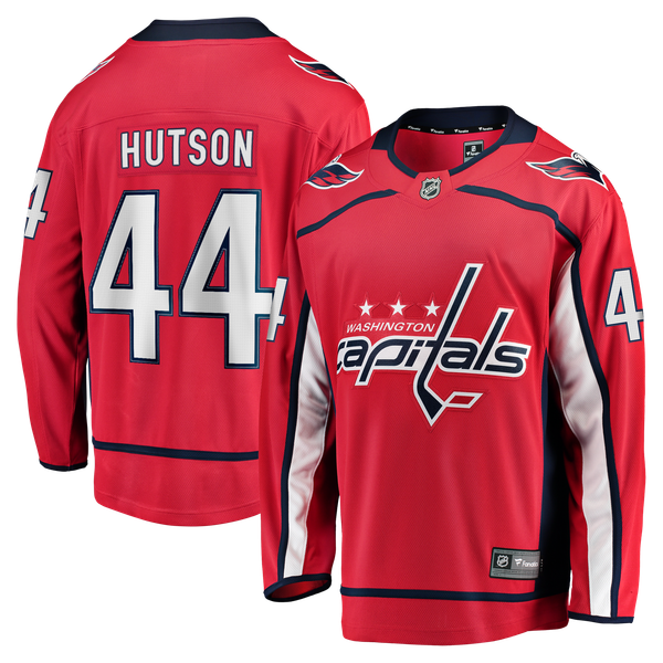 Men's Washington Capitals Cole Hutson Fanatics Red Home Breakaway Jersey - Image 1