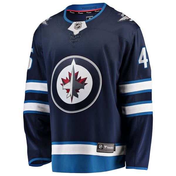 Men's Winnipeg Jets Cole Koepke Fanatics Navy Home Breakaway Jersey - Image 3