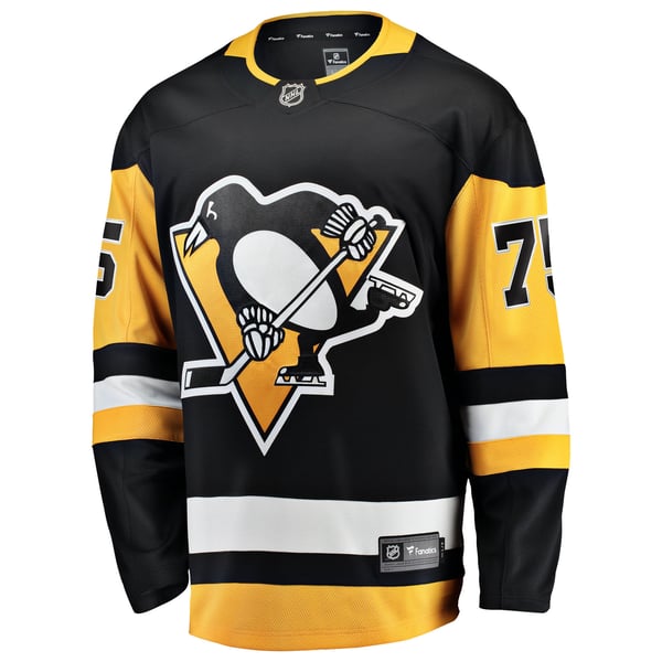 Men's Pittsburgh Penguins Connor Clifton Fanatics Black Home Breakaway Jersey - Image 3