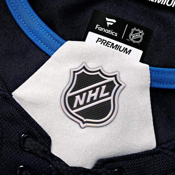 Men's Winnipeg Jets Connor Hellebuyck Fanatics Navy Home Premium Jersey - Image 6