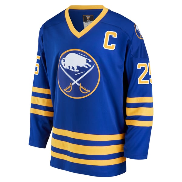 Men's Buffalo Sabres Dave Andreychuk Fanatics Royal Breakaway Retired Player Jersey - Image 3