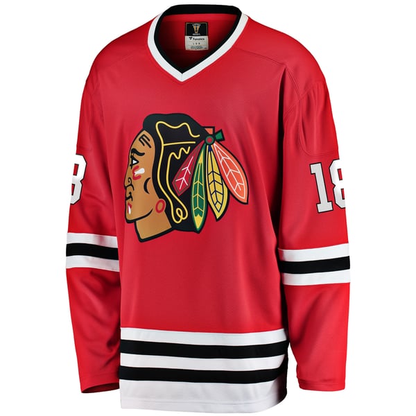 Men's Chicago Blackhawks Denis Savard Fanatics Red Premier Breakaway Retired Player Jersey - Image 3
