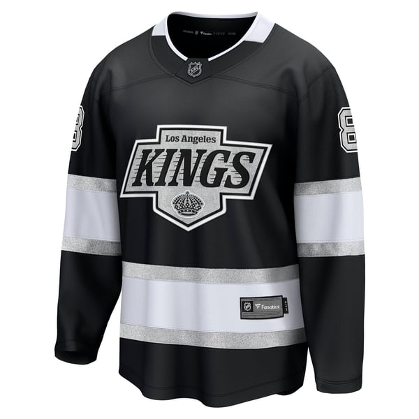 Men's Los Angeles Kings Drew Doughty Fanatics Black Home Premier Breakaway Player Jersey - Image 3