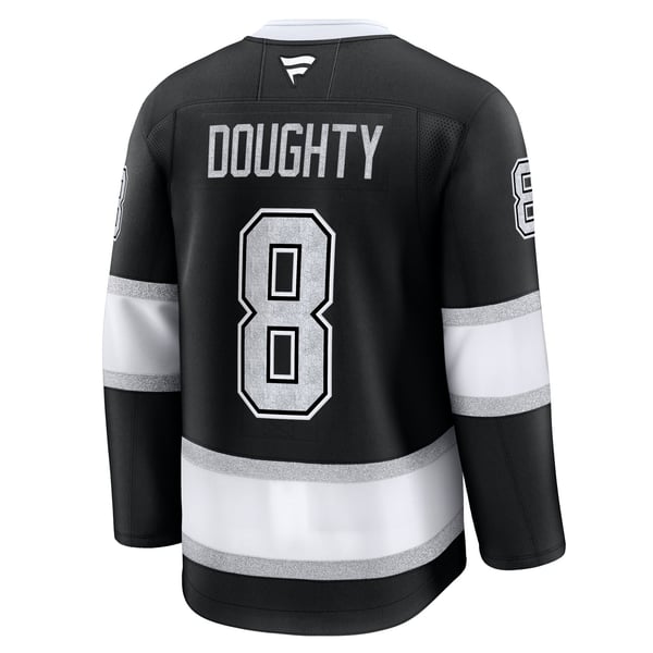 Men's Los Angeles Kings Drew Doughty Fanatics Black Home Premium Jersey - Image 4