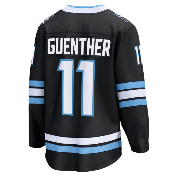 Men's Utah Mammoth Dylan Guenther Fanatics Black Home Breakaway Player Jersey - Image 4
