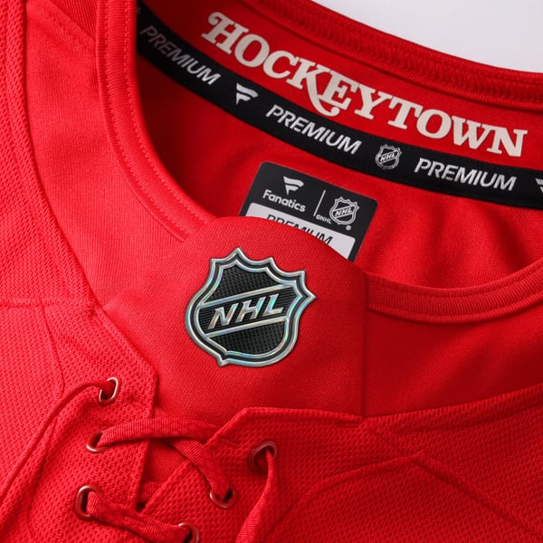 Men's Detroit Red Wings Dylan Larkin Fanatics Red Centennial Premium Player Jersey - Image 5