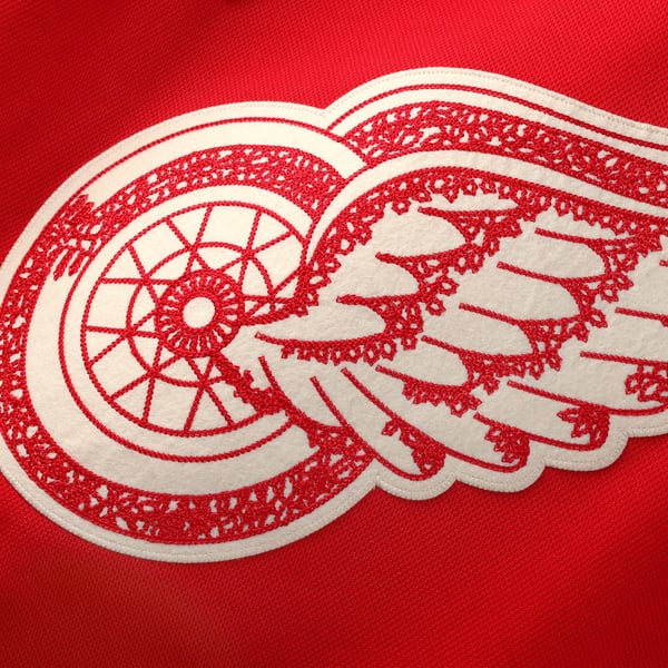 Men's Detroit Red Wings Dylan Larkin Fanatics Red Centennial Premium Player Jersey - Image 6