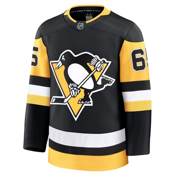 Men's Pittsburgh Penguins Erik Karlsson Fanatics Black Home Premium Jersey - Image 3