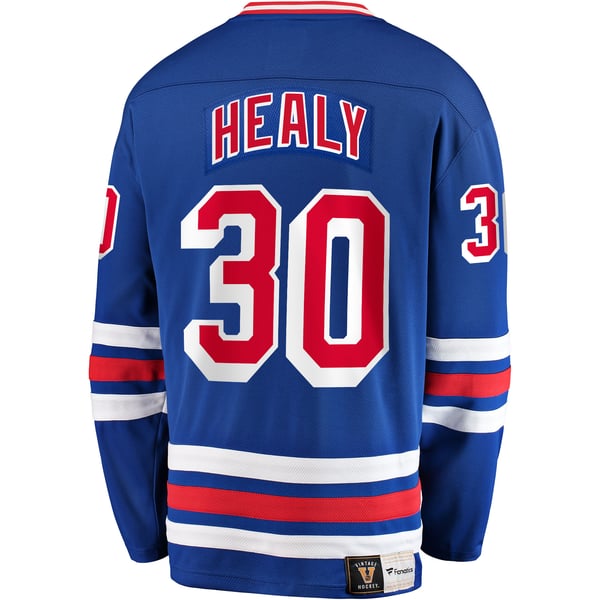 Men's New York Rangers Glenn Healy Fanatics Blue Premier Breakaway Retired Player Jersey - Image 4