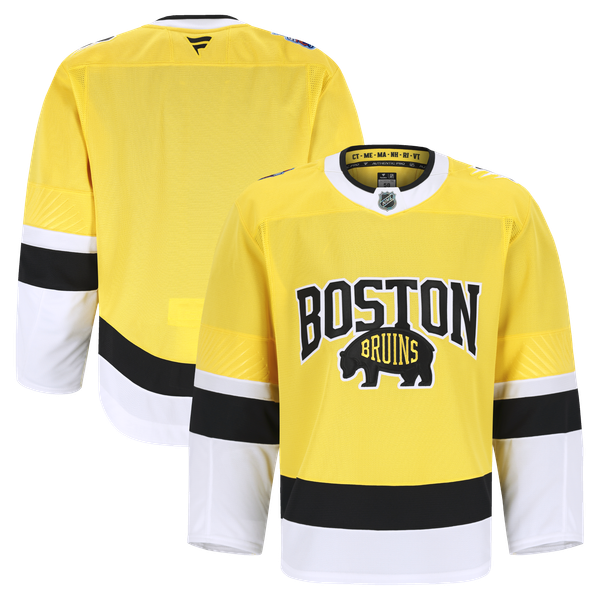 Men's Boston Bruins  Fanatics Gold 2026 NHL Stadium Series Authentic Pro Jersey