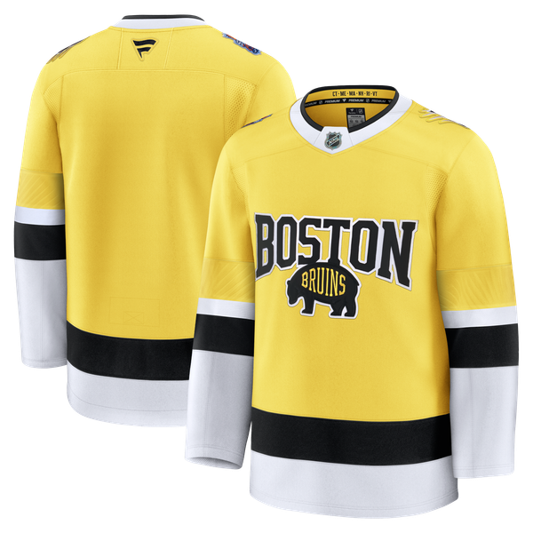 Men's Boston Bruins  Fanatics Gold 2026 NHL Stadium Series Premium Custom Jersey
